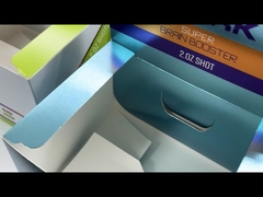 صندوق تغليف ورق التصفيح غير اللامع لزيت CBD